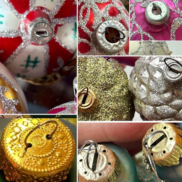 Lot of 27 Vintage Glass Ornament Bundle - Picture 11 of 12